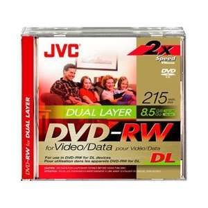    JVC VDW DL85GU2 4x Double Layer Rewritable DVD RW Electronics