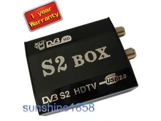 NEW DVBHD 2080U DVB S2 USB Box HD Satellite TV receiver  