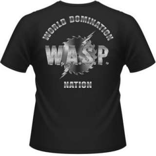   Domination Official T SHIRT M L XL Heavy Metal WASP T Shirt  