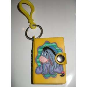  Disney Eeyore Keychain  Vinyl Mini Notebook Keychain 