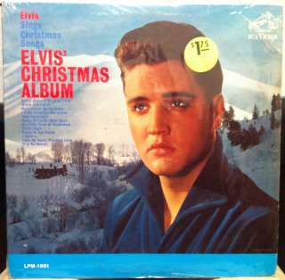 ELVIS PRESLEY elvis christmas album LP VG LPM 1951  