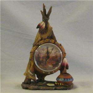 Native Time Figurine Clock 711892288703  