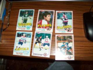 1981/82 TOPPS HOCKEY EAST SET ONLY 67 132 (66) CARDS  