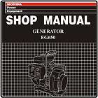 Honda EG650 650 Generator Service Repair Manual 61ZA850