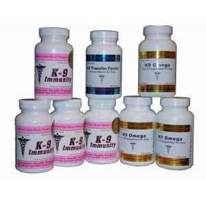  K9 Immunity (X4) + K9 Transfer Factor (X1) + K9 Omega (X3 