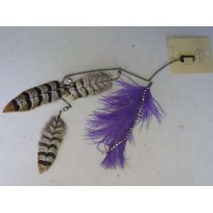  New Fashion Feather Hair Extension Extension Purple Color 