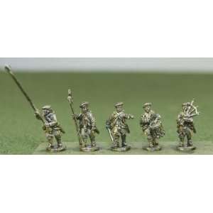   15mm French and Indian War Highland Command (10 figs) Toys & Games
