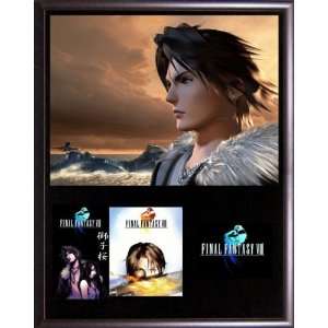 Final Fantasy VIII 8   Squall   Collectible Plaque Series w/ Card (#2)