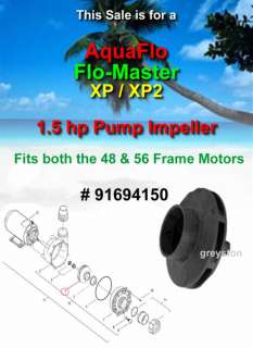 AquaFlo Flo Master XP / XP2 Pump Impeller 1.5 hp 91694150  