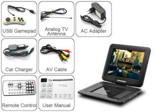 Portable DVD Player 12 Inch Swivel Screen and Copy Function  