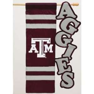   Texas A&M Aggies Applique Cutout House Flag