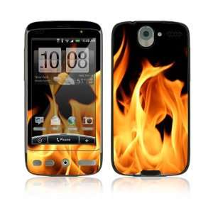  HTC Desire Skin Decal Sticker   Flame 