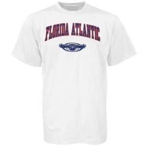 NCAA Florida Atlantic University Owls White Bare Essentials T shirt