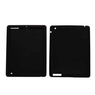 Black SILICONE CASE COVER+STYLUS PEN FOR IPAD2 16/32/64  
