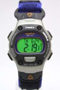 New Timex Ironman 30 Lap Chronograph Indiglo Watch T53401  