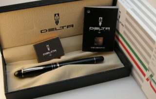   brand new Delta fountain pen. Here are the facts about this pen