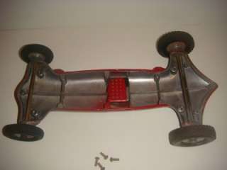 ORIGINAL 1950s Cox THIMBLE DROME Prop Rod TETHER CAR Rolling Chassis 