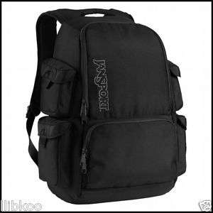 New** Jansport Bulldozer Laptop Backpack Black 15.4  