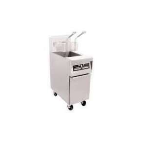  Liquid Propane Frymaster MJ45E SC Gas Floor Fryer 50 