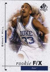 11 12 Grant Hill Sp Authentic Flashback Fx rookie