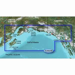  GARMIN VUS025R ANCHORAGE TO JUNEAU BLUECHART G2 VISION 