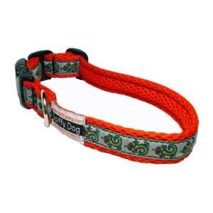  Red Gecko Air Dog Collar Size Medium