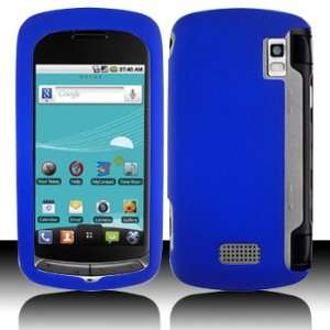  LG US760 Genesis Rubber Dr. Blue Case Cover Protector 