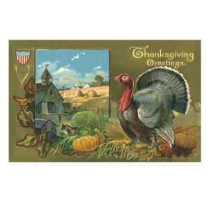  Thanksgiving, 1908 Giclee Poster Print