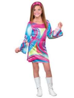   Disguise Girls Go Go Girl Costume Psychedelic Hippie Dress Clothing