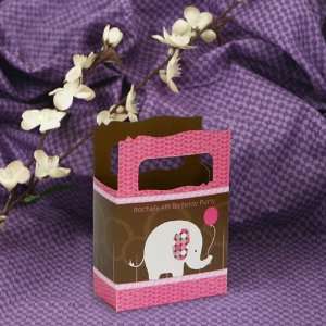  Girl Elephant   Mini Personalized Birthday Party Favor Boxes 