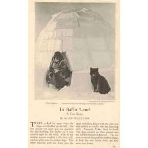  1915 Baffin Land Eskimoes Arctic Cold illustrated 