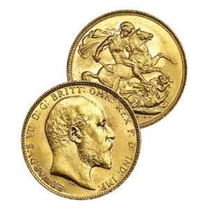  British Gold Soveriegn Coin Pre 1933 Brilliant 