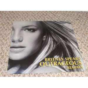 BRITNEY SPEARS AUTOGRAPHED SIGNED RECORD LP ALBUM 12 CERTIFICATE OF 