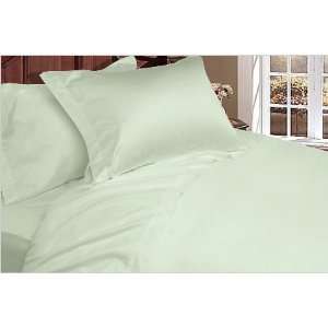   Egyptian Cotton Bed Sheets Set (Queen Size) Green