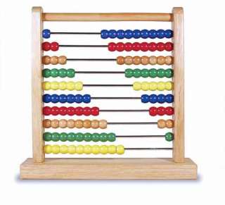 ABACUS~Classic Montessori Wooden Activity~Counting,patterns ~Melissa 
