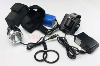   light HeadLight 1800LM CREE XM L XML T6 LED Headlamp+2 Battery  