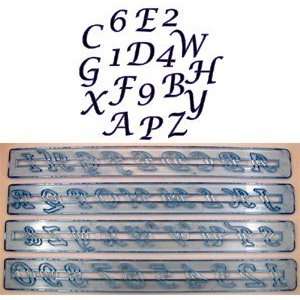  FMM Sugarcraft Alphabet & Number Cutter Set   Script 