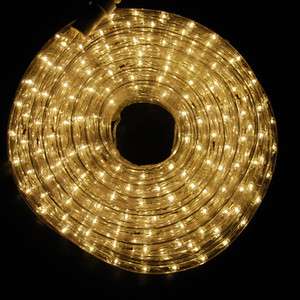 Outdoor & Indoor Warm White LED 30 Feet Rope Light  