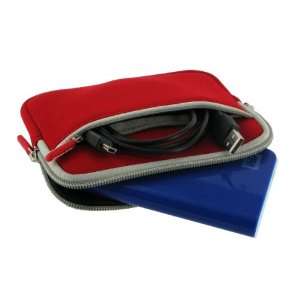  rooCASE Neoprene Sleeve (Red) Carrying Case for Buffalo 