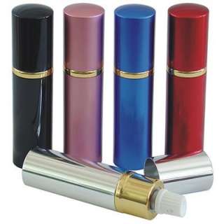 Lipstick Pepper Spray   Black Pink Blue Red Or Silver  