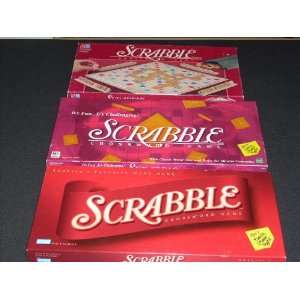 SCRABBLE Game Collection   3 Complete Games. Copyright 1989 and two 