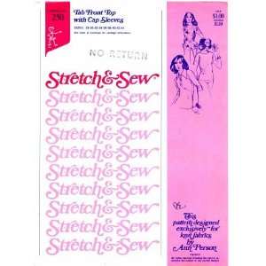  Stretch & Sew 250 Sewing Pattern Misses Cap Sleeves Tab 