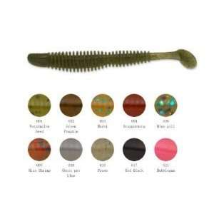   Reins 4 Bubbling Shad Blue Gill  7 Per Pack 