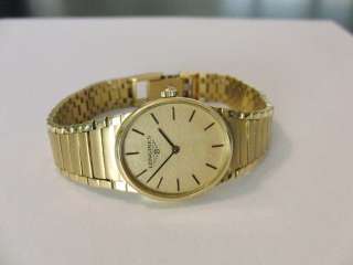 LONGINES lady 18kt GOLD watch 1970s MINT CONDITION GUARANTEE  