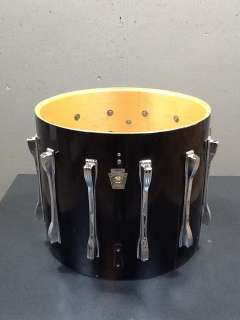  Ludwig Marching Snare Drum Shell   Black   12x14   Project Drum 