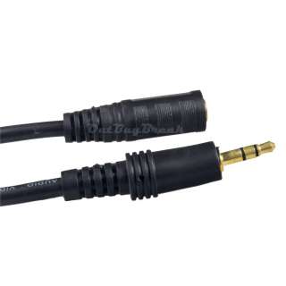 5ft 3.5mm Male to Female F/M Audio Stereo Extension Extended Headphone 