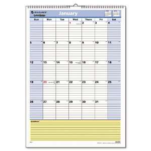 AT A GLANCE Products   AT A GLANCE   QuickNotes Monthly Wall Calendar 