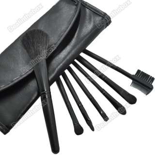   professional Makeup Brush Cosmetic Brushes Set With Case Black  