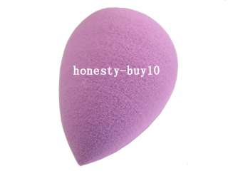 Purple Beauty Makeup Sponge Blender Flawless Smooth Shaped Water 