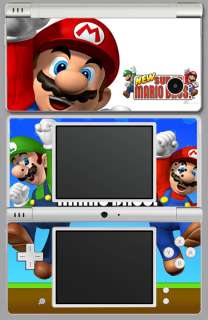 Nintendo DSi XL Super Mario Brothers Skins bros Luigi game dsixl 
